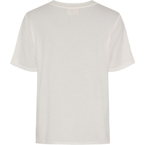Toppar - Gritt v-neck T-shirt – Broken White
